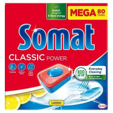 Somat 31050132 Classic mosogatógéptabletta 80 db citrom tisztító- és takarítószer, higiénia