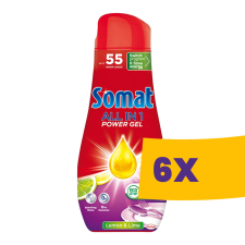 Somat All in 1 mosogatógép gél lemon 990ml (Karton - 6 db) tisztító- és takarítószer, higiénia