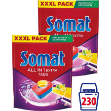 Somat All in One Extra Lemon 230 db tisztító- és takarítószer, higiénia