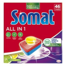Somat Mosogatógép tabletta SOMAT Allin1 46 darab/doboz tisztító- és takarítószer, higiénia