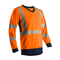  SOMO HI-VIZ NARANCS HOSSZÚ UJJÚ PÓLÓ CO/PES GRS_M