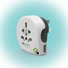 Somogyi 1.100170 World to Australia USB Utazóadapter hosszabbító, elosztó