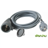 Somogyi Electronic 230V Tápkábel Szürke 10m NV 7-10/GY
