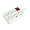 Somogyi Elektronic ELOSZTÓ 7-S 1,5M FEHÉR KAPCSOLÓS