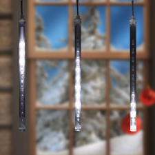 Somogyi Elektronic Home G 10201 Jégcsap dekoráció, 10 jégcsap, 200led karácsonyfa izzósor