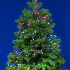 Somogyi Elektronic iSparkle microLED-es cluster fényfüzér, SMART, RGB, 120 LED, IP44 karácsonyfa izzósor