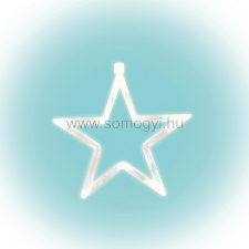 Somogyi Elektronic LED-es ablakdísz, csillag karácsonyi ablakdekoráció