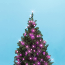 Somogyi KII 100/P LED-es Fényfüzér állófényű 8m pink (KII 100/P) karácsonyfa izzósor
