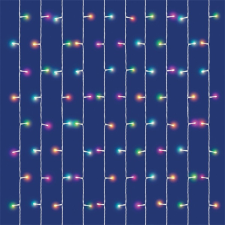 Somogyi LEDS120CV iSparkle 120 LED/SMART/RGB/IP44 LED-es karácsonyi fényfüggöny karácsonyfa izzósor