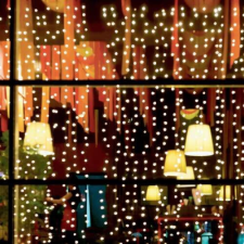 Somogyi MLF 400/WH Micro LED-es fényfüggöny hidegfehér karácsonyfa izzósor