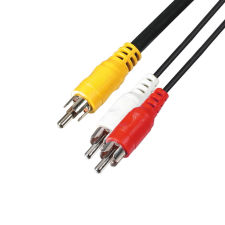 Somogyi RCA kábel 3m (3xRCA apa - 3xRCA apa) (A 4-3) kábel és adapter