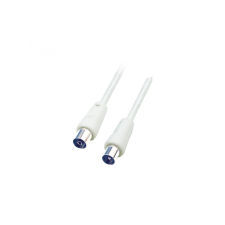 Somogyi RF 3X Koax kábel dugó-aljzat 3m Fehér (RF 3X) kábel és adapter