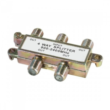 Somogyi USE TSP 1913 4 utas F elosztó sat kábel és adapter