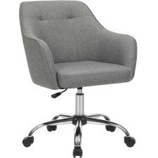 Songmics Ergonomikus irodai szék, állítható magasságú, 65x69x(83-93) cm, szürke forgószék
