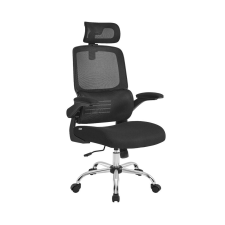 Songmics Ergonomikus Irodai Szék Hálós Háttámlával Fekete forgószék