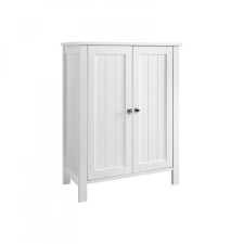 Songmics Komód / fürdőszobai tároló szekrény - Vasagle Loft - 60 x 80 cm (fehér) fürdőszoba bútor