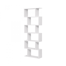 Songmics Könyvespolc / tároló polc - Vasagle Loft - 70 x 190 cm (fehér) bútor