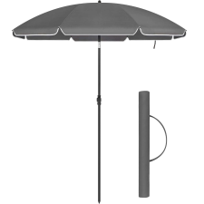 Songmics Napernyő - Dönthető - 160 cm - Szürke kerti bútor