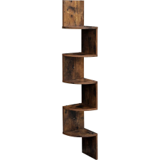 Songmics Roustic Sarok Könyvespolc - Barna (SGM-LBC20BX) bútor