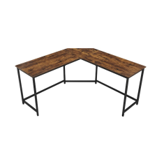 Songmics Sarok íróasztal / számítógépasztal - Vasagle Loft - 149 x 149 cm íróasztal