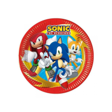 Sonic a sündisznó 8db-os papírtányér szett 23cm-es party kellék