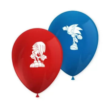  Sonic a sündisznó Sega léggömb, lufi 8 db-os party kellék