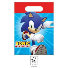  Sonic a sündisznó Sega papír ajándéktasak, ajándékzacskó 4 db-os ajándéktasak