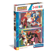 Sonic, a sündisznó Sonic a sündisznó 2x60 db-os puzzle Clementoni puzzle, kirakós