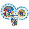 Sonic, a sündisznó Sonic a sündisznó Adventure étkészlet, micro műanyag szett, pohárral 260 ml