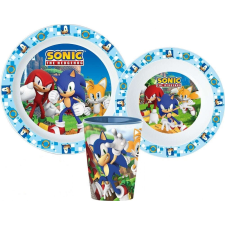 Sonic, a sündisznó Sonic, a sündisznó étkészlet, micro műanyag szett babaétkészlet