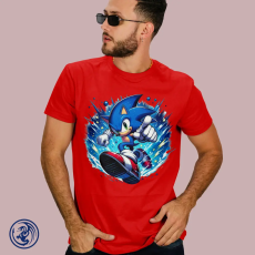  Sonic férfi póló