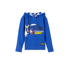 Sonic kapucnis pulcsi 2900001868 Kék 128 CM - 8 év gyerek pulóver, kardigán