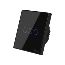 Sonoff TX T3 EU 3C WiFi + RF vezérlésű, távvezérelhető, érintős hármas csillár villanykapcsoló (f... villanyszerelés