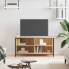  Sonoma tölgy színű szerelt fa fali TV-szekrény 100x40x50 cm