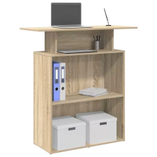  Sonoma tölgyfa recepciósasztal 100 x 40 x 104 cm íróasztal