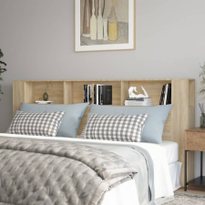  Sonoma-tölgyszínű áthidaló szekrény 220x18,5x104,5 cm ágy és ágykellék