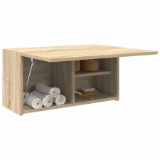  Sonoma tölgyszínű szerelt fa fali fürdőszobaszekrény 60x25x30cm fürdőszoba bútor