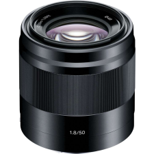 Sony E 50mm f/1.8 OSS objektív - Fekete objektív