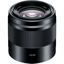 Sony E 50mm f/1.8 OSS objektív - Fekete (SEL50F18B.AE) objektív
