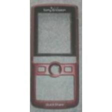 Sony Ericsson K750, Előlap, bordó mobiltelefon, tablet alkatrész