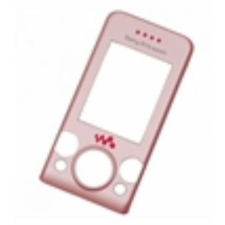Sony Ericsson W580, Előlap, rózsaszín mobiltelefon, tablet alkatrész