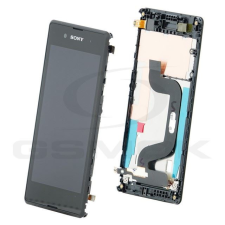 Sony Lcd + érintőkijelző Sony Xperia E3 D2202 D2203 D2206 D2243 keret fekete A/8Cs-59080-0003 eredeti szervizcsomaggal mobiltelefon, tablet alkatrész