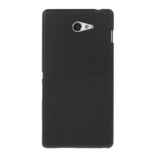Sony Szilikon telefonvédő FEKETE Sony Xperia M2 (D2303) tok és táska