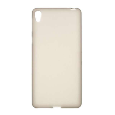Sony Szilikon telefonvédő (matt) FÜSTSZÍNŰ [Sony Xperia E5 (F3311)] (5996457654246) tok és táska