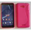 Sony Xperia E4G E2003, Szilikon tok, S-Case, rózsaszín