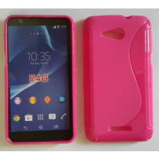 Sony Xperia E4G E2003, Szilikon tok, S-Case, rózsaszín tok és táska