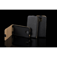 Sony Xperia E C1505, Lefele nyíló flip tok, fekete tok és táska
