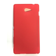 Sony Xperia M2 D2305 piros matt szilikon tok tok és táska