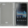 Sony Xperia Miro ST23i, Szilikon tok, S-Case, átlátszó