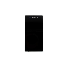 Sony Xperia Z1 kompatibilis LCD modul kerettel, OEM jellegű, fekete, Grade S+ mobiltelefon, tablet alkatrész